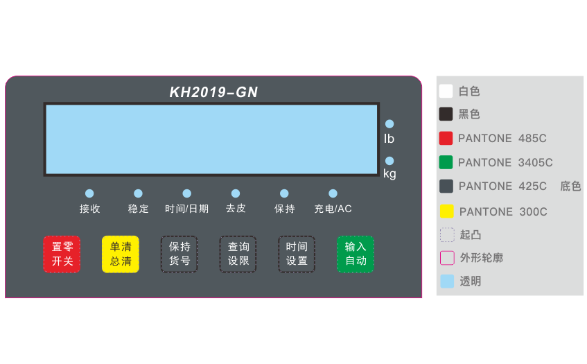 薄膜開(kāi)關(guān)面板設(shè)計(jì)案例二